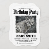 Invitation Card_Western Style (Wolf) 招待状 (正面/裏面)