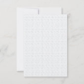 Invitation Cards | シンプルで上品なデザイン 招待状 (裏面)