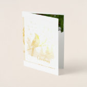 invitation christmas foil card 箔カード (正面)