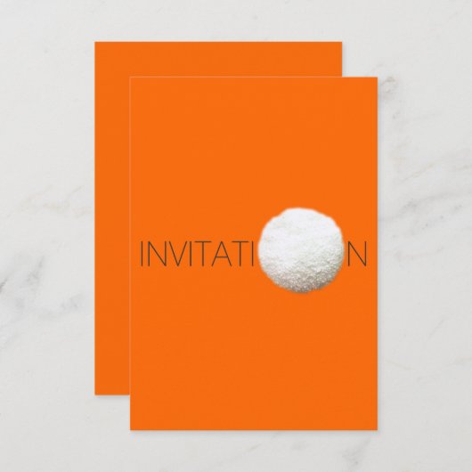 Invitation Concept 招待状 (正面/裏面)