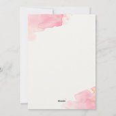 Invitation "Coquelicots" シーズンカード (裏面)