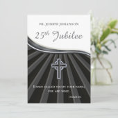 Invitation Custom Name Priest Silver Jubilee 招待状 (スタンド正面)