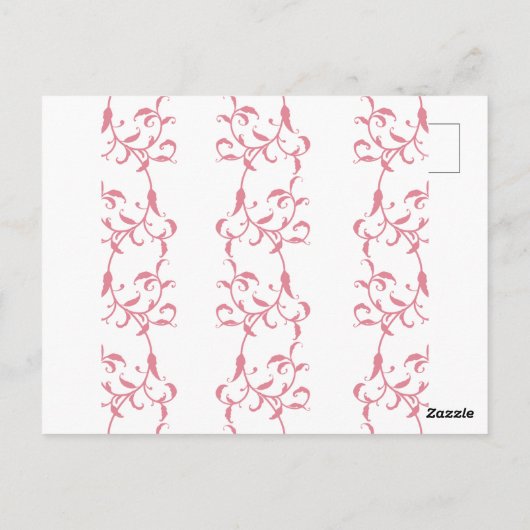 Invitation de boda decorada con hojas de acanto ポストカード (裏面)