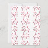 Invitation de boda decorada con hojas de acanto 招待状 (裏面)