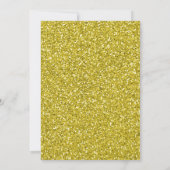 Invitation de fête Goldy à écrire à la main 招待状 (裏面)