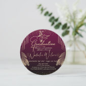 Invitation de graduación con purpurina 招待状 (スタンド正面)