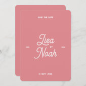 Invitation de mariage Colorus 招待状 (正面/裏面)