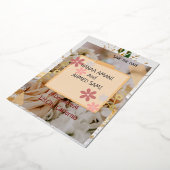 Invitation de Mariage Éblouissante 箔招待状 (回転した状態)