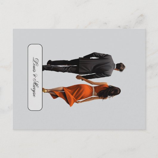 Invitation de mariages | Faire-part インビテーションポストカード (裏面)