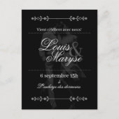 Invitation de mariages | Faire-part インビテーションポストカード (正面)