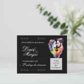 Invitation de mariages | Faire-part インビテーションポストカード (スタンド正面)