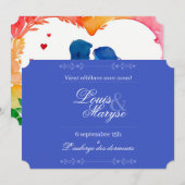 Invitation de mariages | Faire-part 招待状 (正面/裏面)