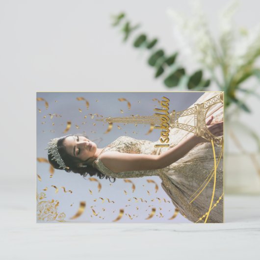 Invitation de quinceanera  招待状 (スタンド正面)