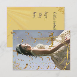 Invitation de quinceanera  招待状