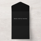 Invitation Envelopes Customizable | Wedding Invite オールインワン招待状 (内側)