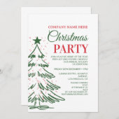 Invitation Festive Cheer Gif te Christmas Card 招待状 (正面/裏面)