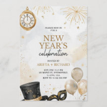 Invitation for a new year celebrations 