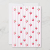 Invitation for Elegant First Birthday . 招待状 (裏面)