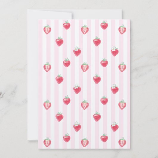 Invitation for Elegant First Birthday . 招待状 (裏面)