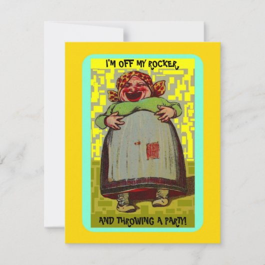 INVITATION FUN及びEZ2 LOLの笑う女性はカスタマイズ! 招待状 (正面)