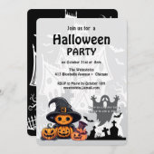 Invitation : HALLOWEEN House #1 招待状 (正面/裏面)