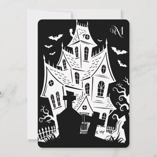 Invitation : HALLOWEEN House #1 招待状 (裏面)