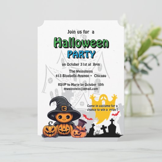 Invitation : HALLOWEEN House #3 招待状 (スタンド正面)