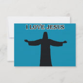 Invitation i love jesus 招待状 (正面)