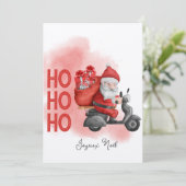 Invitation Joyeux Noël père Noël ho ho ho  招待状 (スタンド正面)