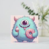 Invitation “Le p’tit monstre gourmand“ 招待状 (スタンド正面)