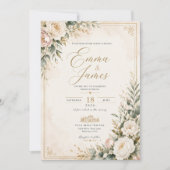 invitation mariage サンキューカード (正面)