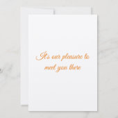 invitation mariage 招待状 (裏面)