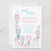 Invitation nautical themed birthday. 招待状 (正面)