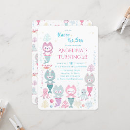 Invitation nautical themed birthday. 招待状