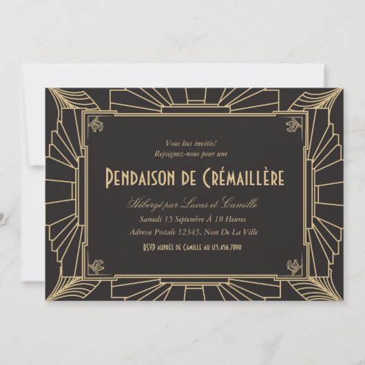 Invitation orientée de partie de pendaison de 1920 招待状 (正面)