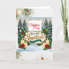 Invitation pliée chrismas 招待状