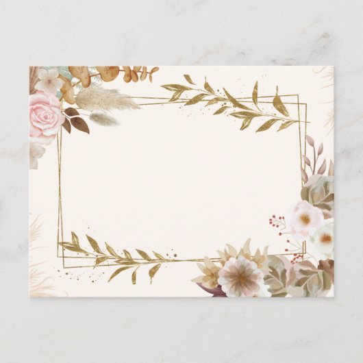 Invitation Post card Design ポストカード (正面)