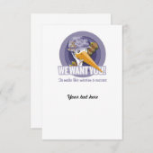 Invitation Recruting baby shower 招待状 (正面/裏面)