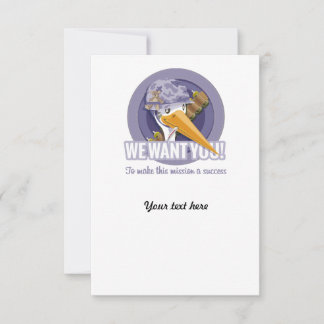 Invitation Recruting baby shower 招待状