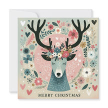 Invitation “Renne de Noël“