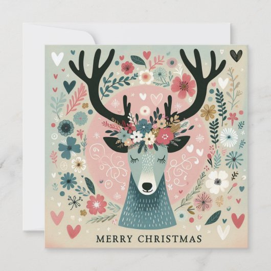 Invitation “Renne de Noël“ 招待状 (正面)