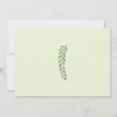 Invitation Rustic Woodland Forest Animal Baby show 招待状 (裏面)