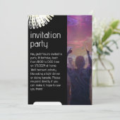 Invitation simple, Taille : 12,7 cm x 17,8 cm, Pap 招待状 (スタンド正面)