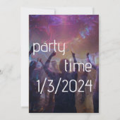 Invitation simple, Taille : 12,7 cm x 17,8 cm, Pap 招待状 (裏面)