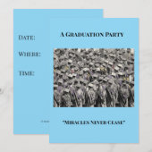 Invitation to a Graduation Party 招待状 (正面/裏面)