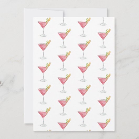 Invitation to a Sophisticated Cocktail Party with  招待状 (裏面)