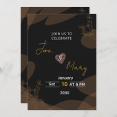 Invitation to a wedding You Card サンキューカード (正面/裏面)