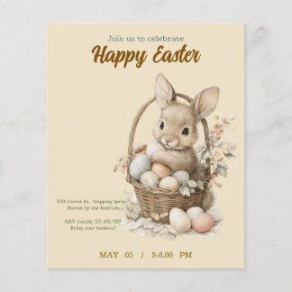 invitation to Easter with Peter Rabbit