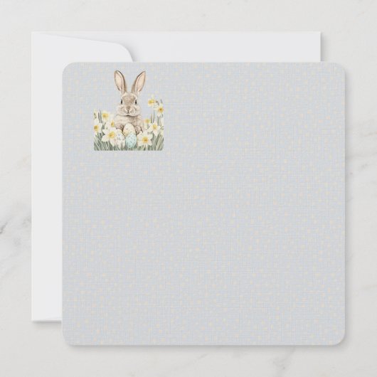 invitation to Easter with Peter Rabbit サンキューカード (裏面)