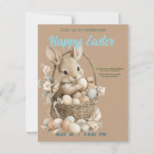 invitation to Easter with Peter Rabbit 出欠カード (正面)